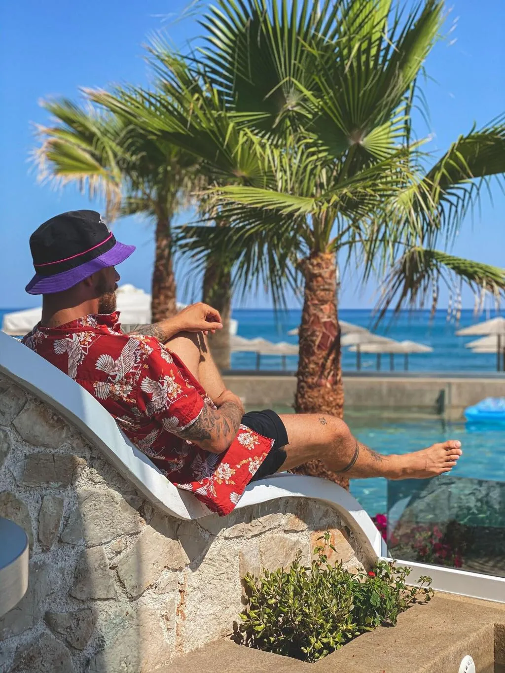 Terrace, Hotel Vergina Beach, Crete