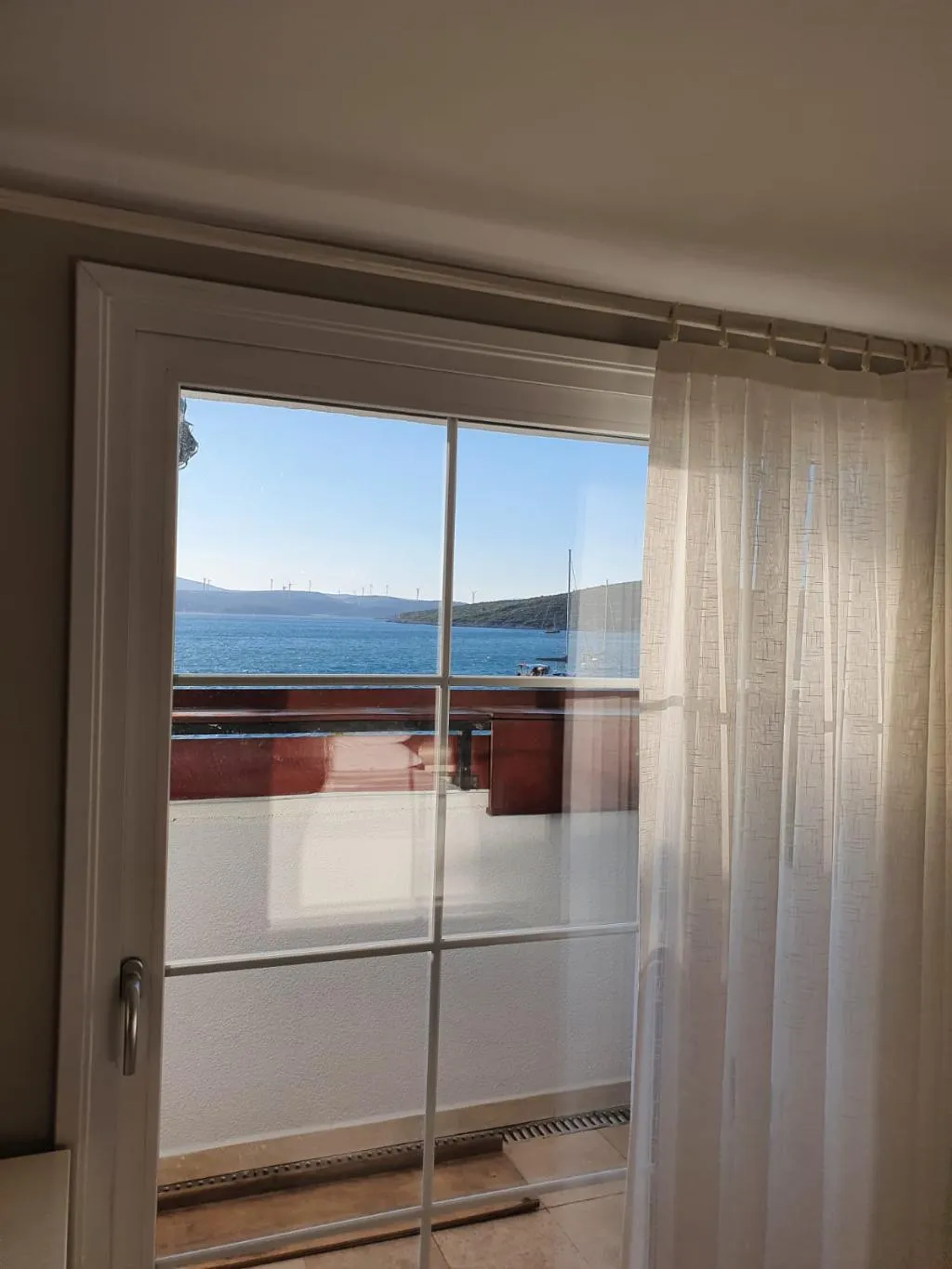 DOUBLE SEA VIEW WITH TERRACE Room, Teos Lodge Pansiyon & Restaurant, Izmir