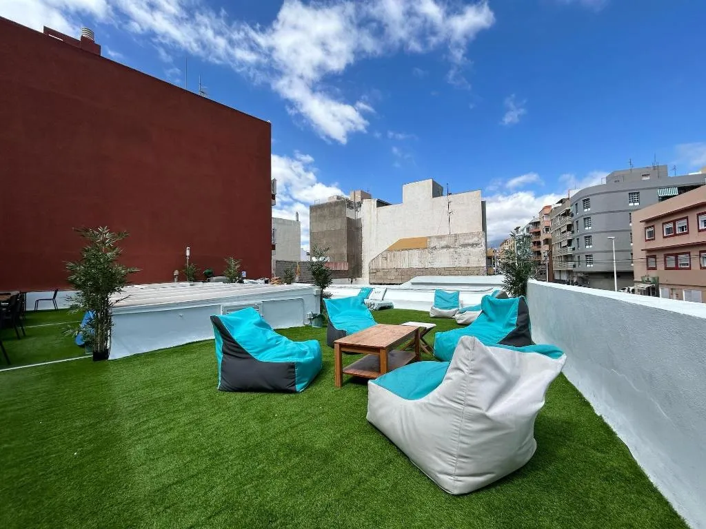 Terrace, Ashavana Hostel, Tenerife