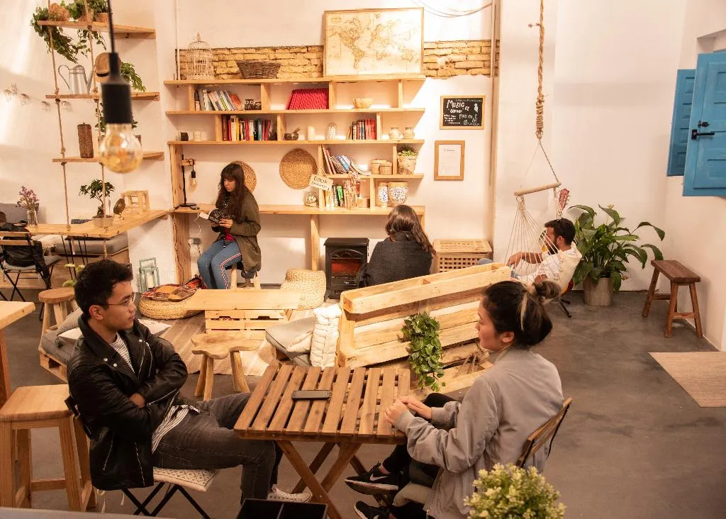 Restaurant, Cantagua Hostel, Valencia