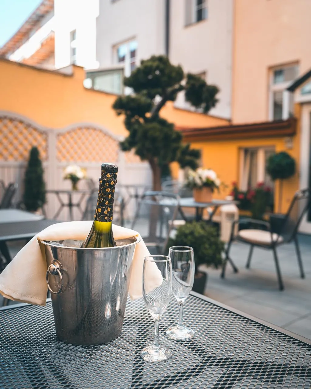 Terrace, Hastal Hotel Prague Old Town, Prague