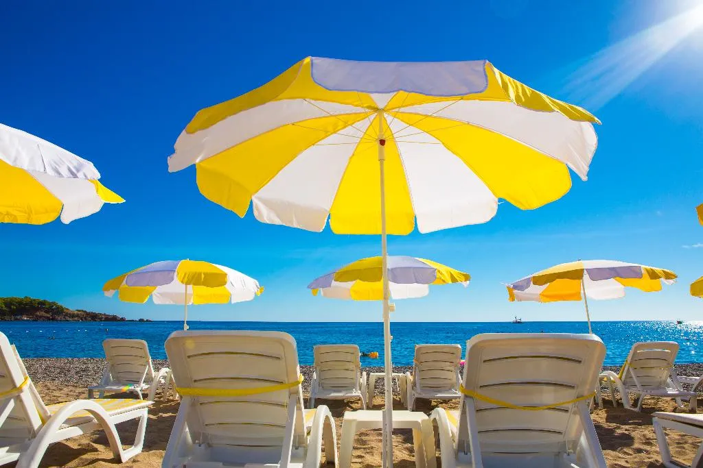 Terrace, Gardenia Beach Hotel, Antalya