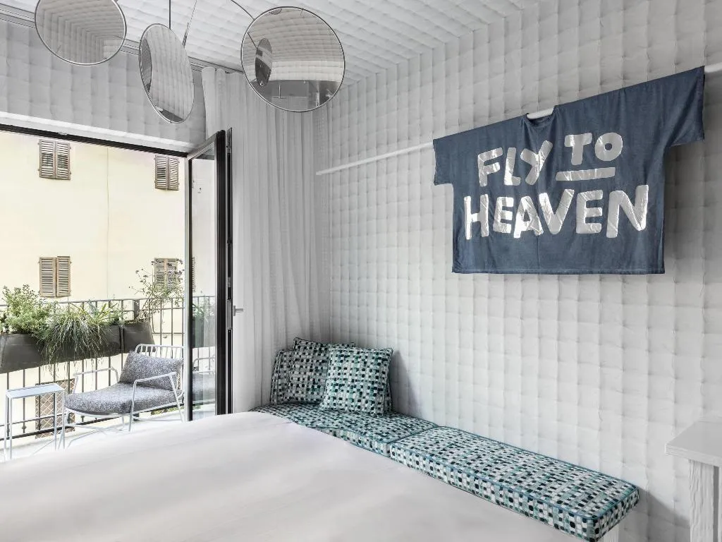 DOUBLE WITH BALCONY Room, 25hours Hotel Piazza San Paolino, Florence