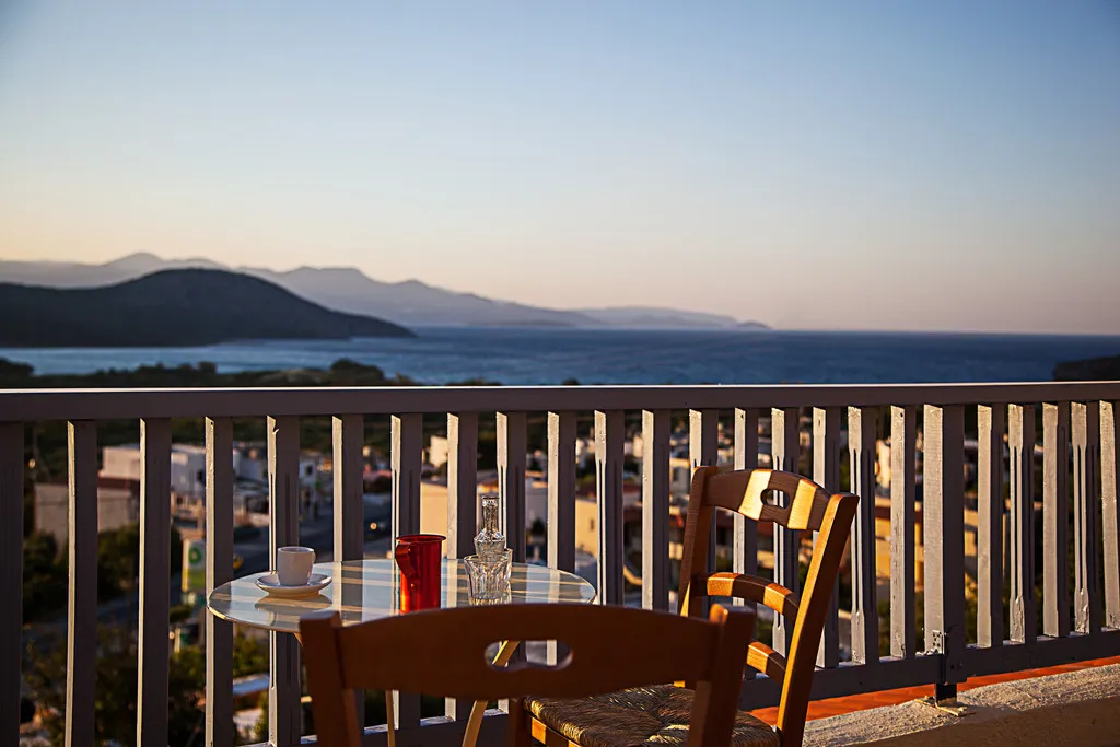 Terrace, Elpida Village, Crete