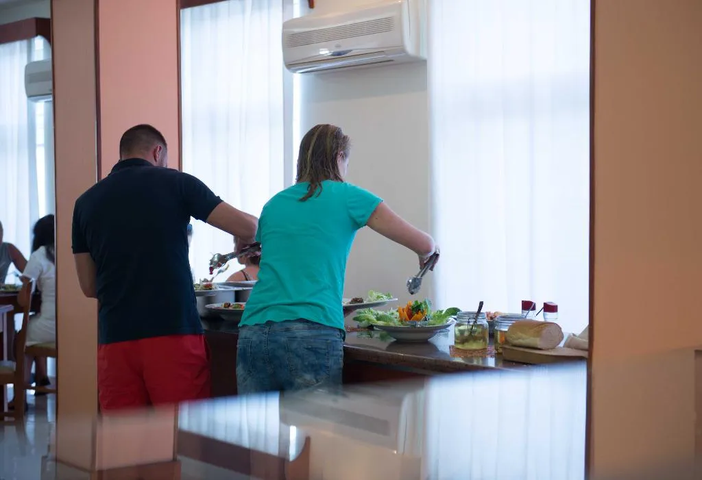 Restaurant, Silver Beach Hotel and Annexe Apartments, Corfu