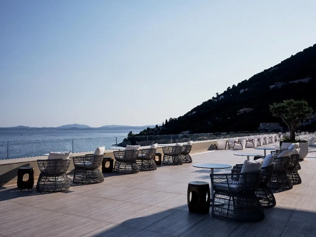 Terrace, Atlantica Nissaki Beach, Corfu