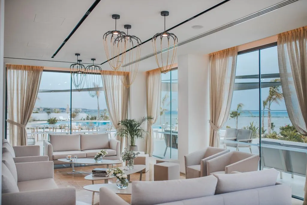 Terrace, Lebay Beach Hotel, Cyprus