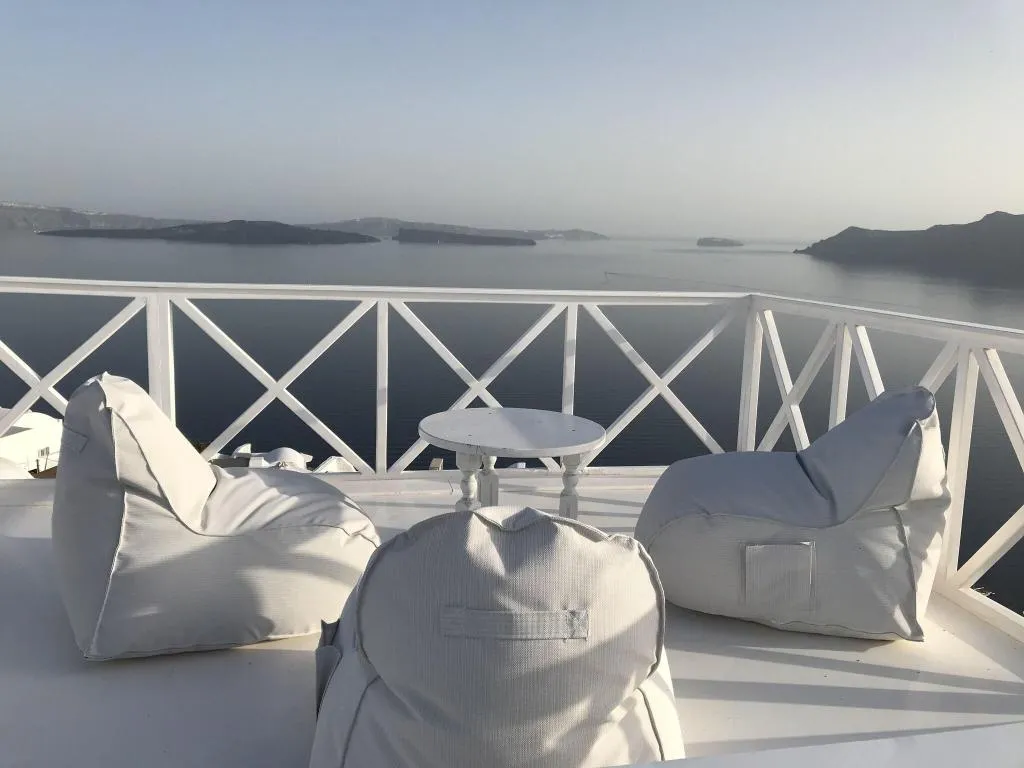Terrace, Maryloujohn Villas, Santorini