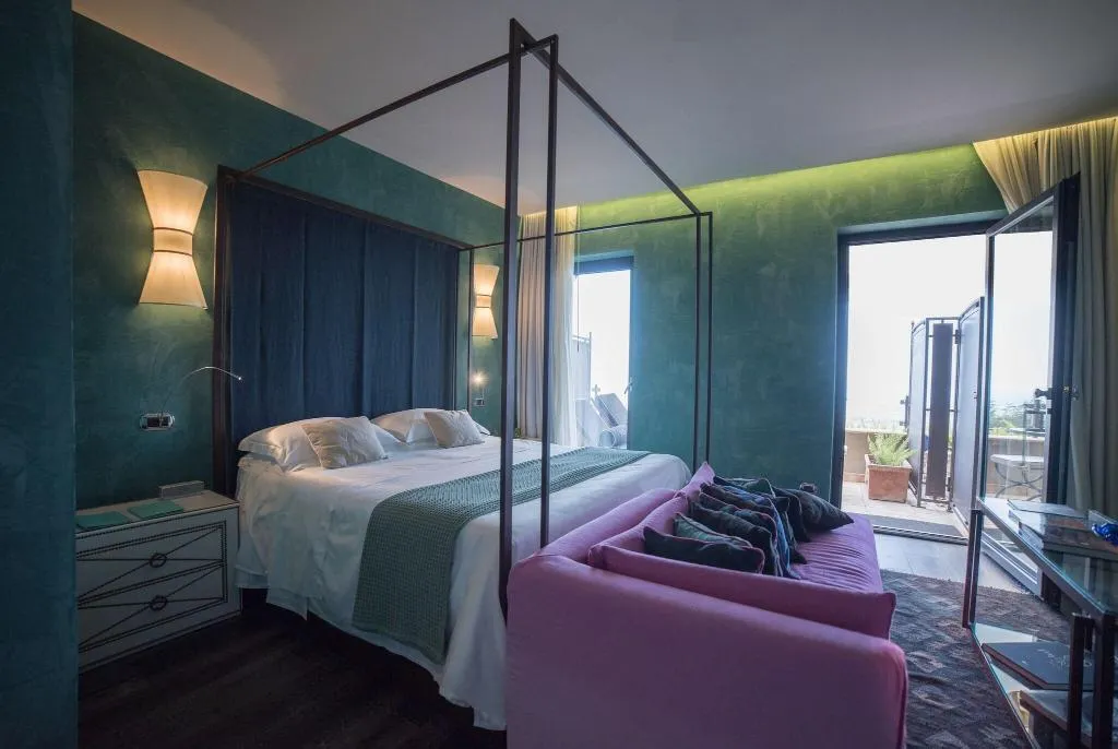 DOUBLE SEA VIEW KING BED Room, Villa Ducale, Taormina