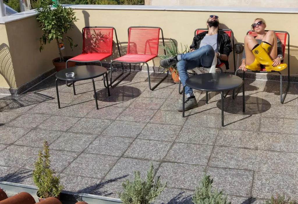Terrace, City Circus Athens - Hostel, Athens
