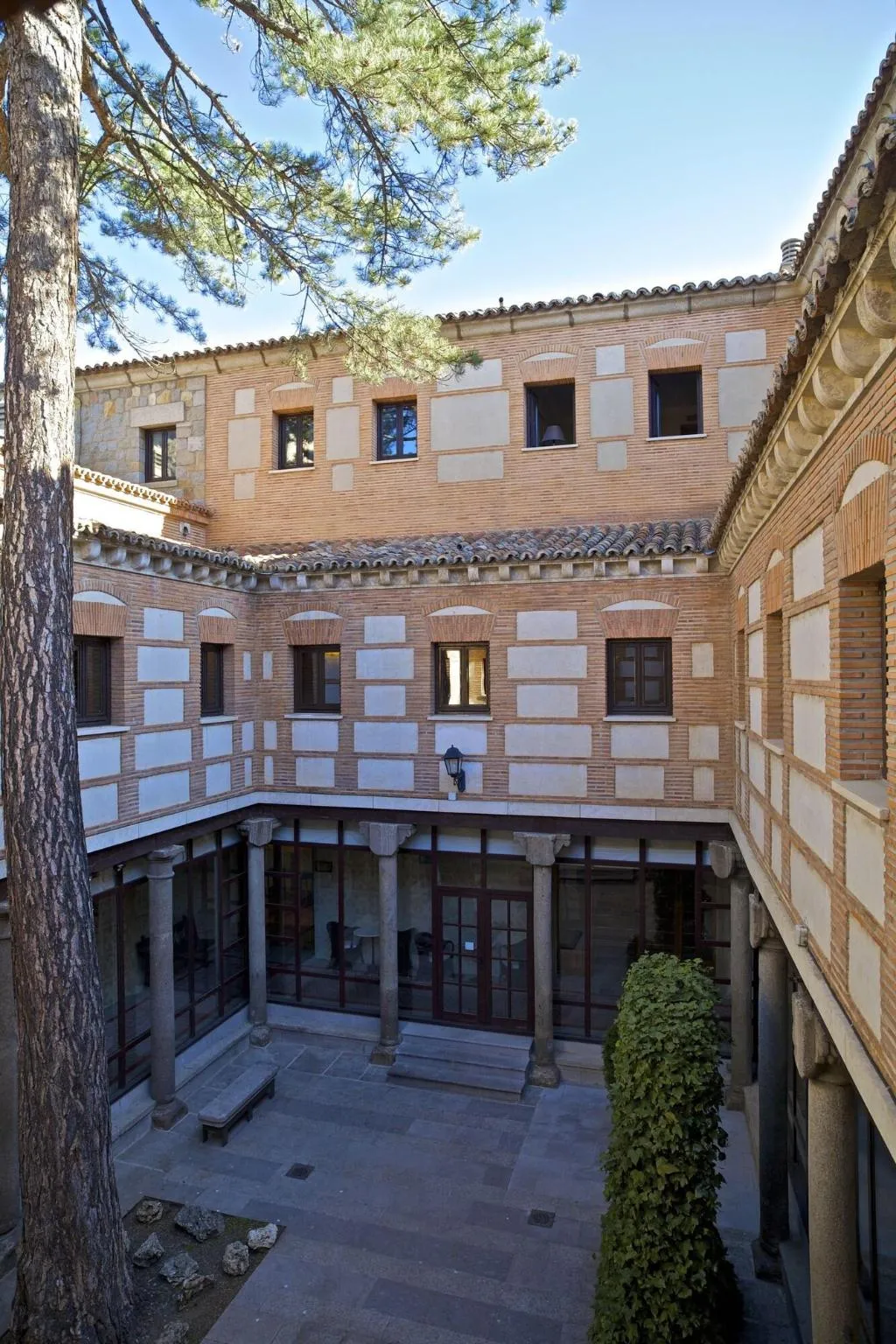 Terrace, Parador de Avila, Madrid