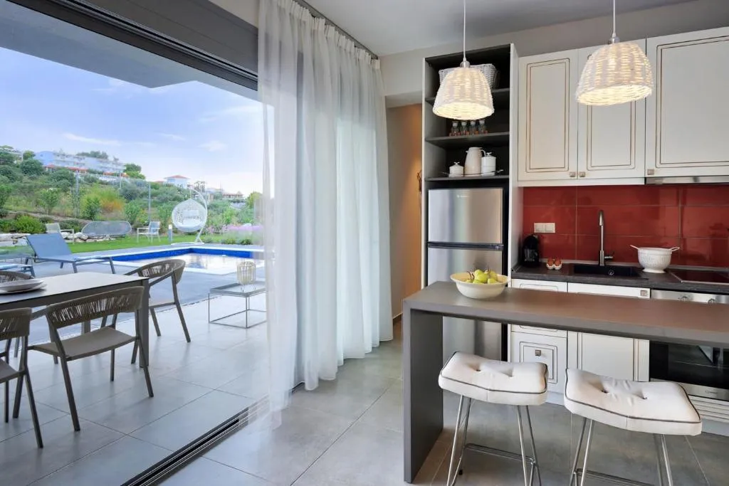 VILLA TWO BEDROOMS TWO BATHROOMS Room, Soleado Luxury Villas, Halkidiki