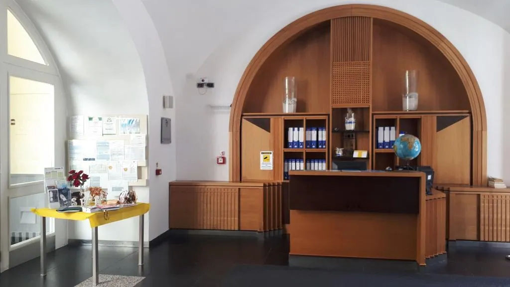 Lobby, Seven Hostel, Naples