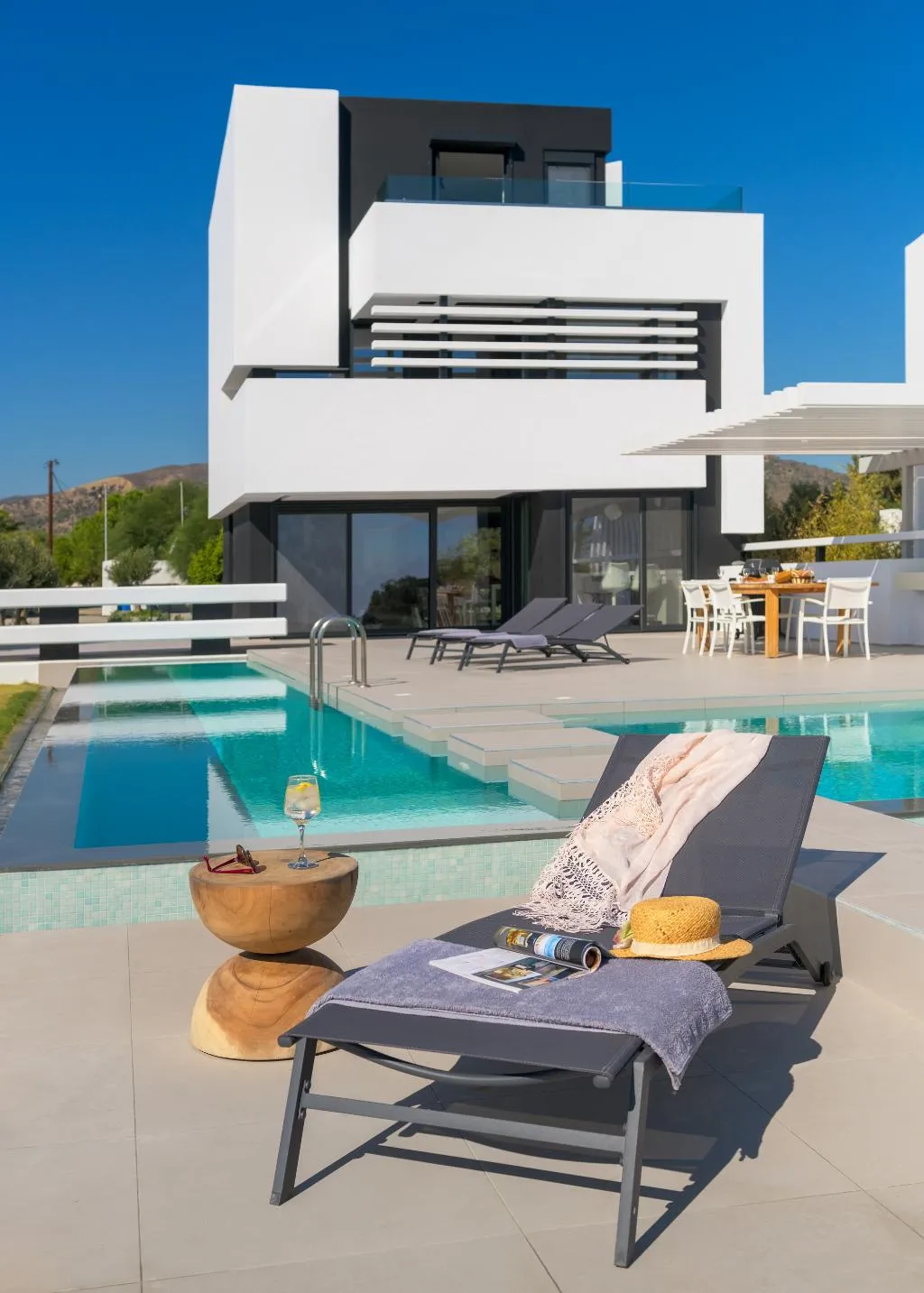 Terrace, Albatros Beach Front Villas, Rhodes