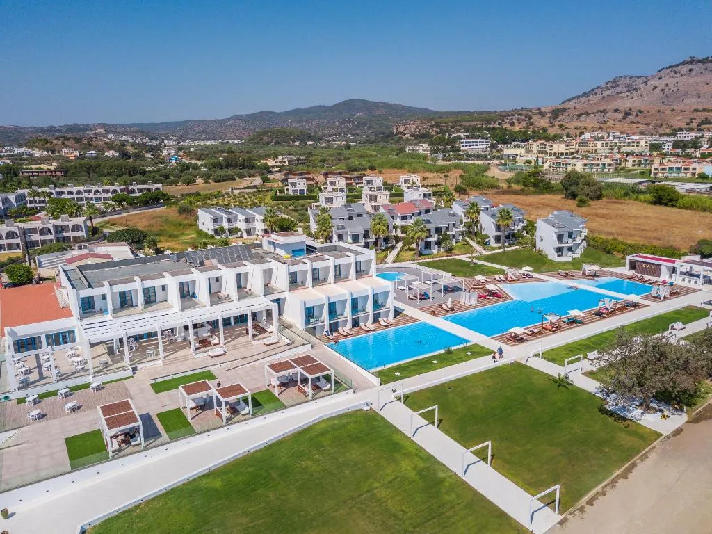 Beach, Kamari Beach Hotel, Rhodes, Rhodes