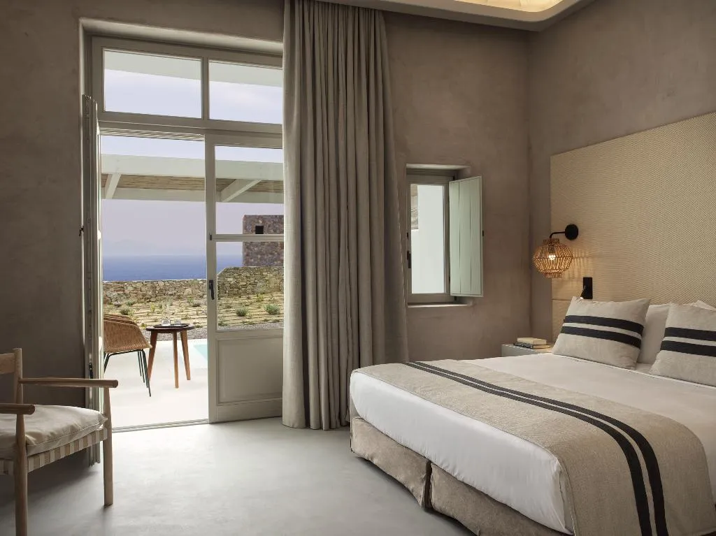 DOUBLE SEA VIEW WITH PRIVATE POOL Room, Yi Hotel Mykonos - Adults only, Mykonos