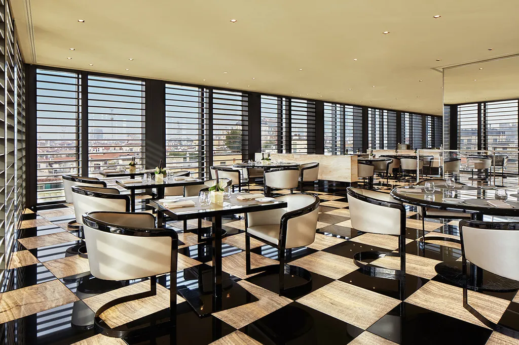 Restaurant, Armani Hotel Milano, Milan