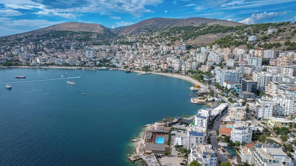 General view, Grand Hotel Saranda, Southern Albania