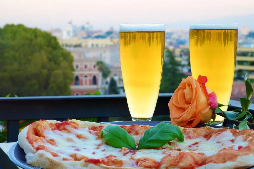 Terrace, Trilussa Palace Congress & Spa, Rome