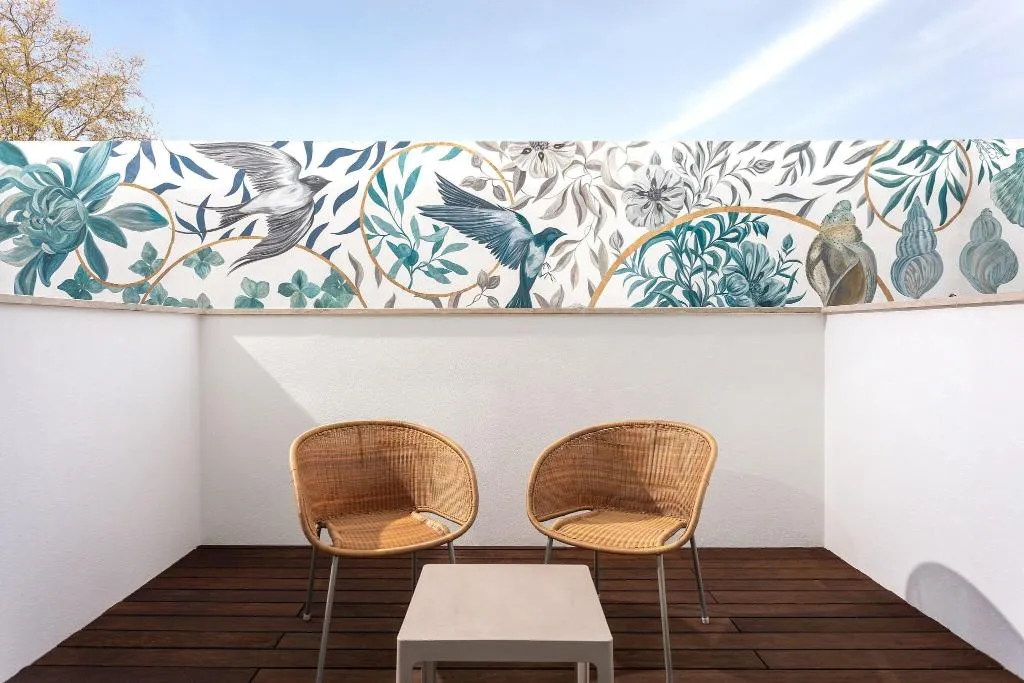 Terrace, Hotel Baía, Lisbon