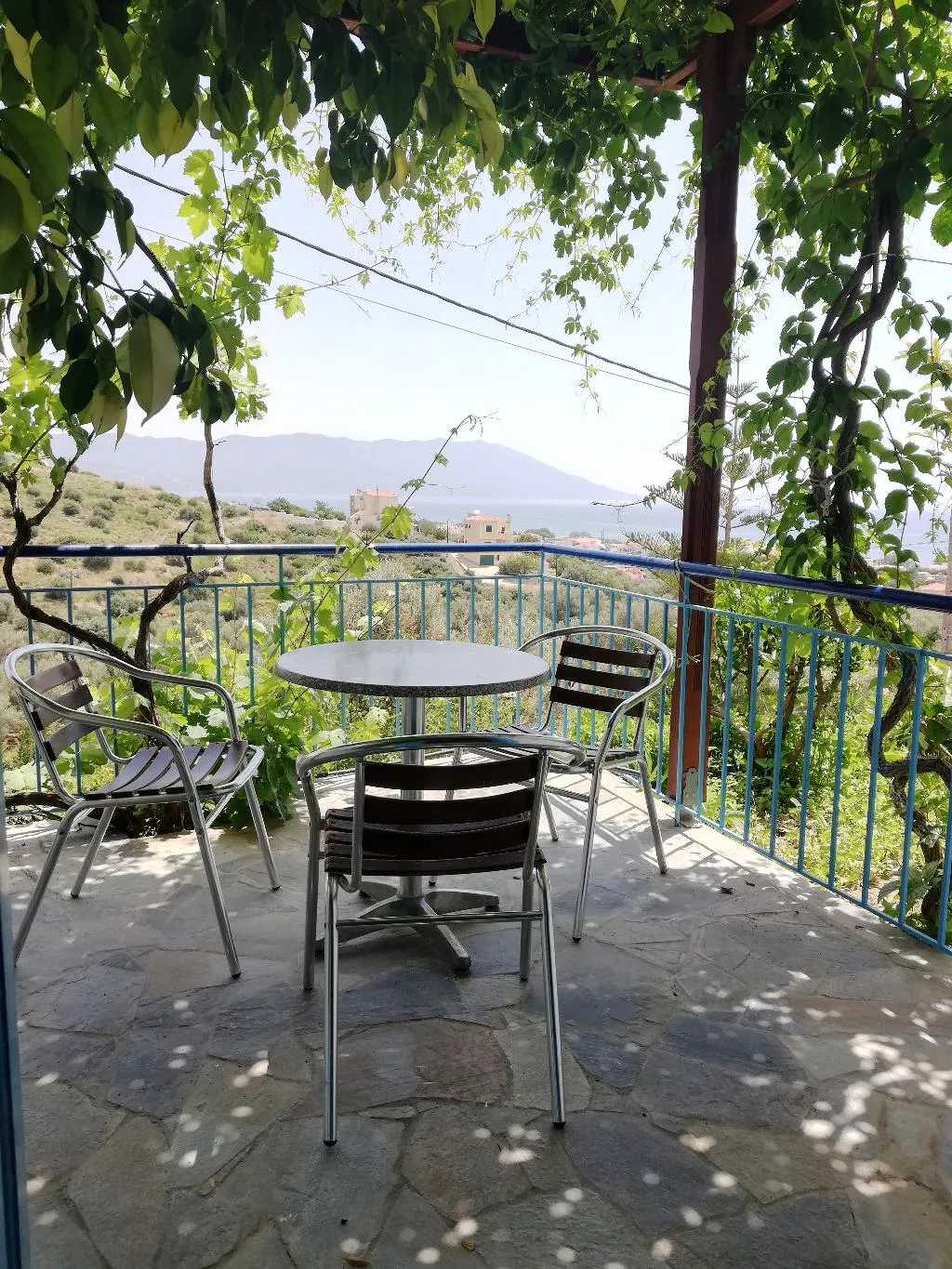 Terrace, Apartments Jota, Samos