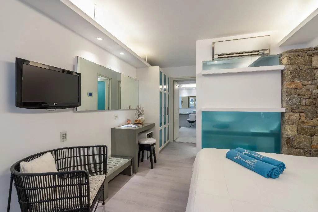 DOUBLE TWO BEDROOMS Room, Semeli, Mykonos