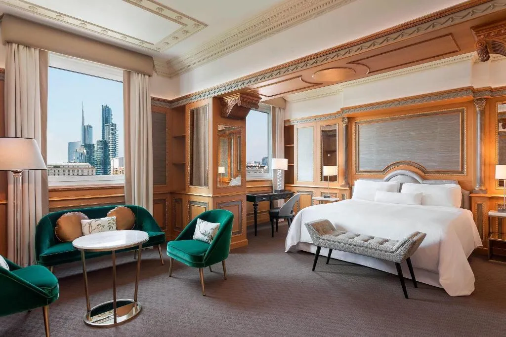 JUNIOR SUITE KING SIZE BED Room, The Westin Palace Milan, Milan