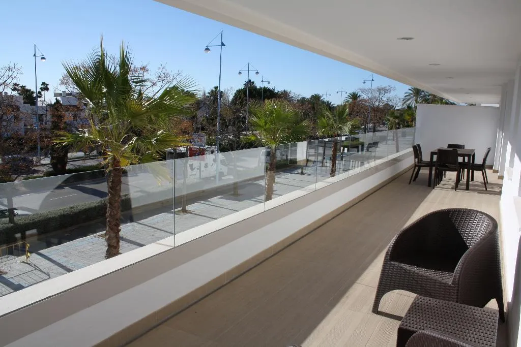 Terrace, Aqua Apartments Marbella, Costa Del Sol
