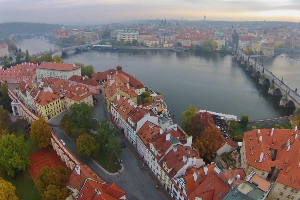 General view, U Pava, Prague