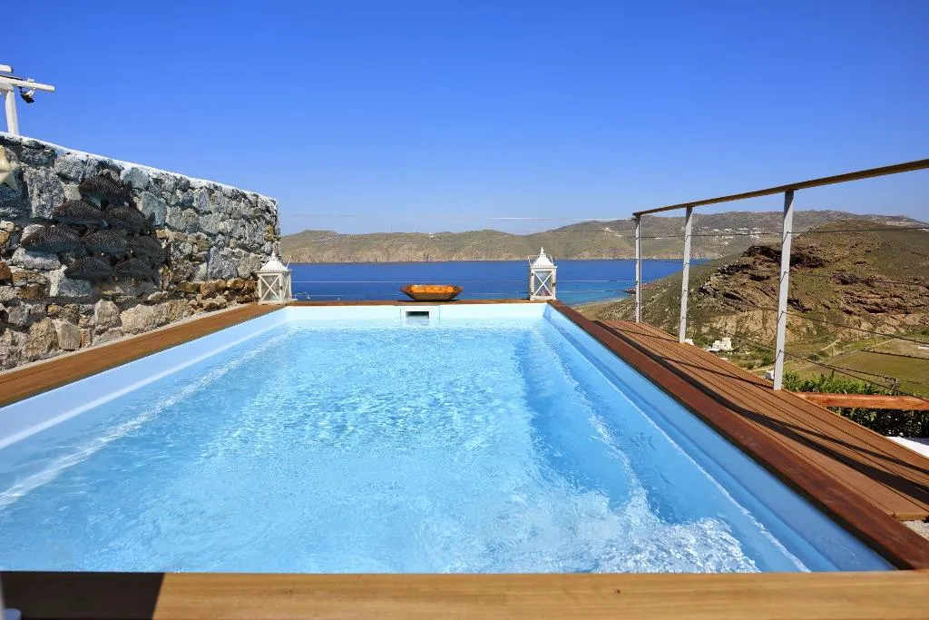 VILLA THREE BEDROOMS WITH PRIVATE POOL Room, Aiolos Villa Mykonos, Mykonos