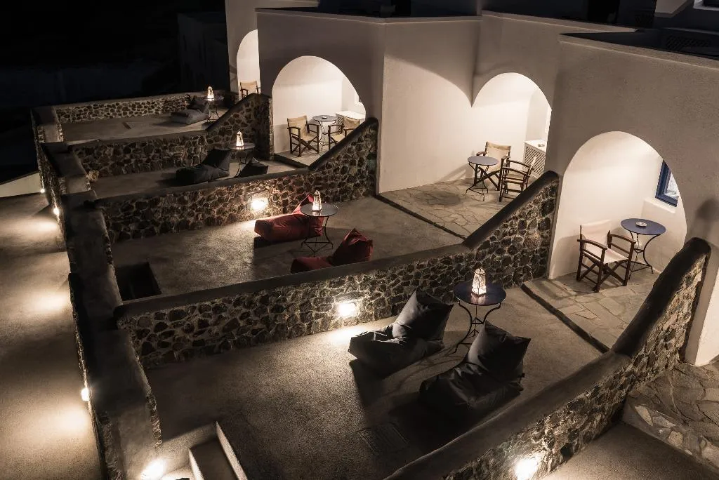 Terrace, Agnadi Villas, Santorini