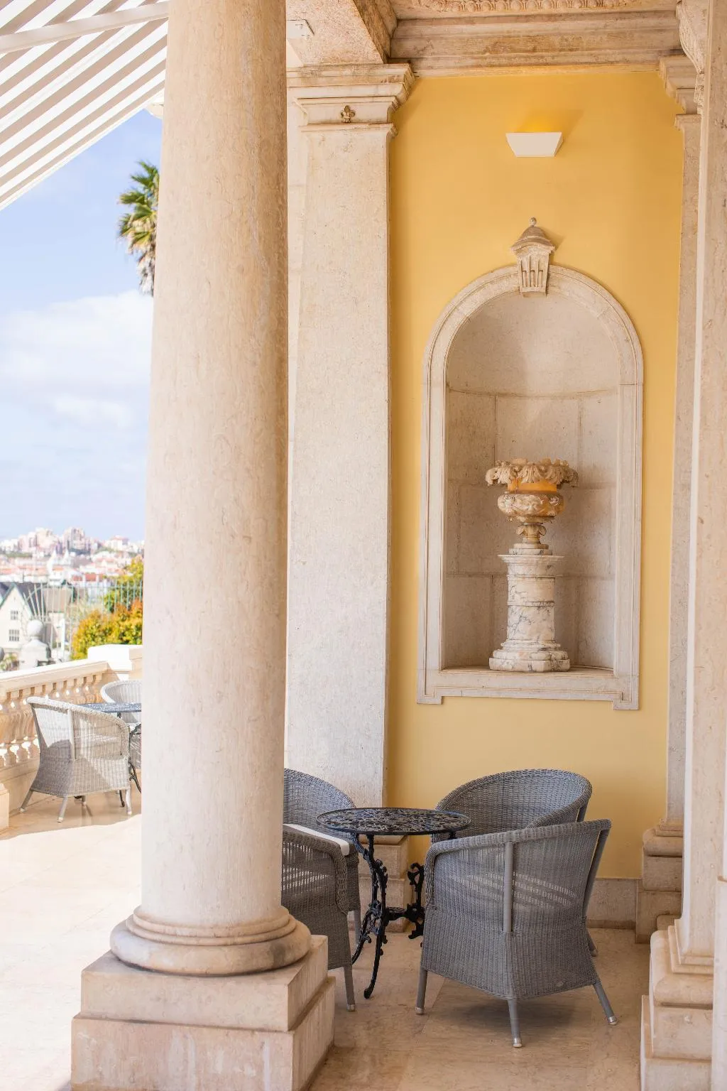 Terrace, Estoril Vintage Hotel, Lisbon
