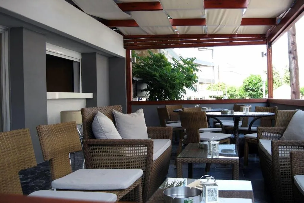 Terrace, Mimosa Suites Hotel, Rhodes