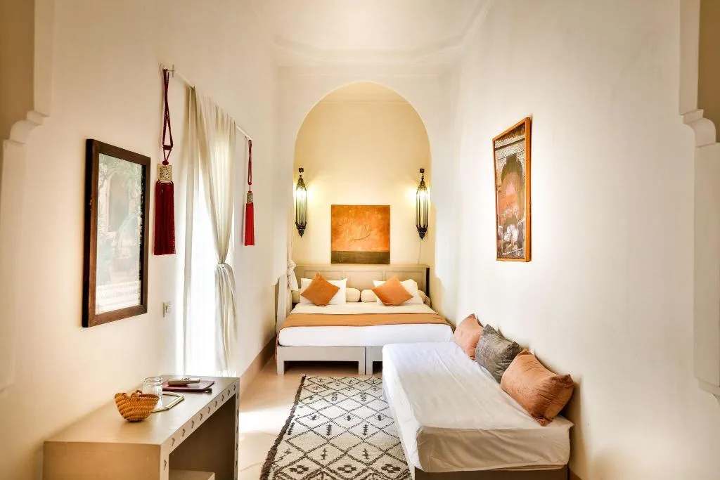 Room, Riad Al Jazira, Marrakech