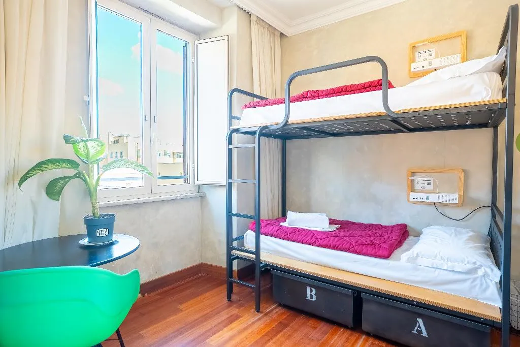 Bed in dormitory ONE BED Room, Ostello Bello Roma Colosseo, Rome