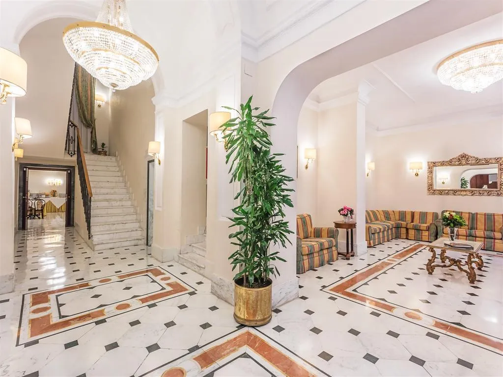 Lobby, Raeli Hotel Lux, Rome