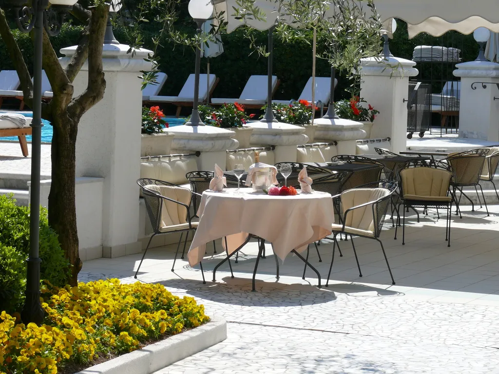 Terrace, Hotel Greif, Venice
