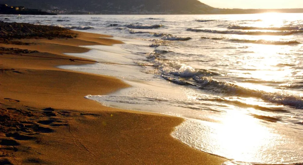 Beach, Mila malia studios hotel, Crete