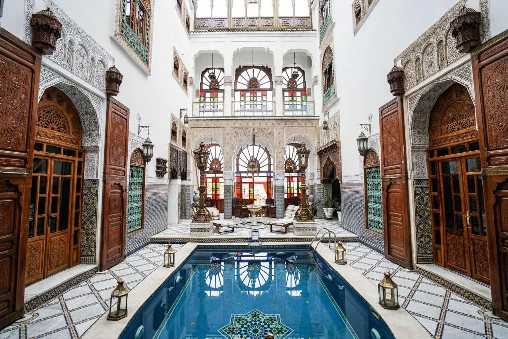Pool, Riad Arabesque, Fez