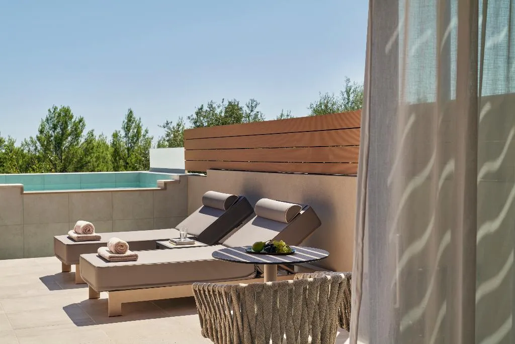 JUNIOR SUITE SEA VIEW WITH PRIVATE POOL Room, Celestial All Suites, Kefallinia
