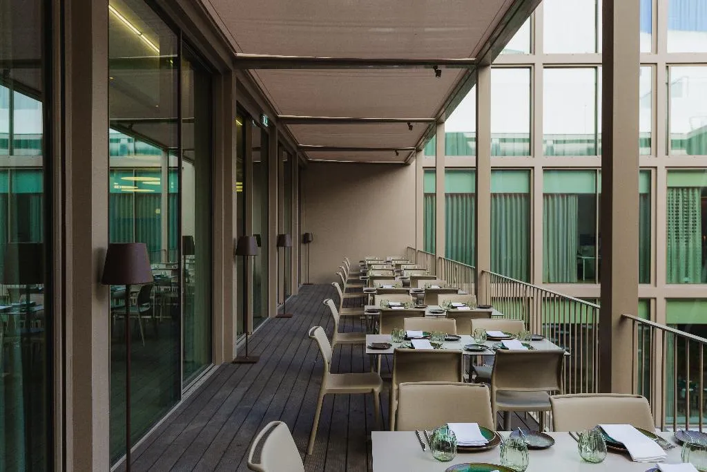 Restaurant, Lumen Hotel and The Lisbon Light Show, Lisbon