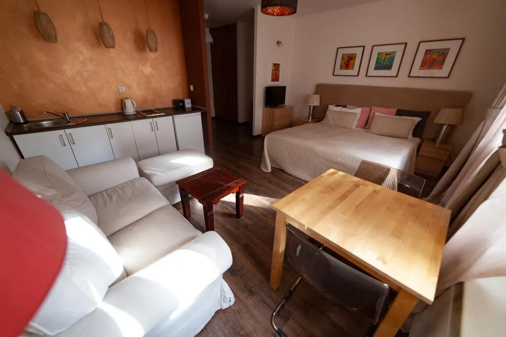 STUDIO QUEEN SIZE BED Room, Lounge Apartments, Krakow
