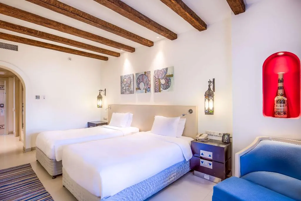 TWIN POOL VIEW Room, Hilton Marsa Alam Nubian Resort, Red Sea Riviera