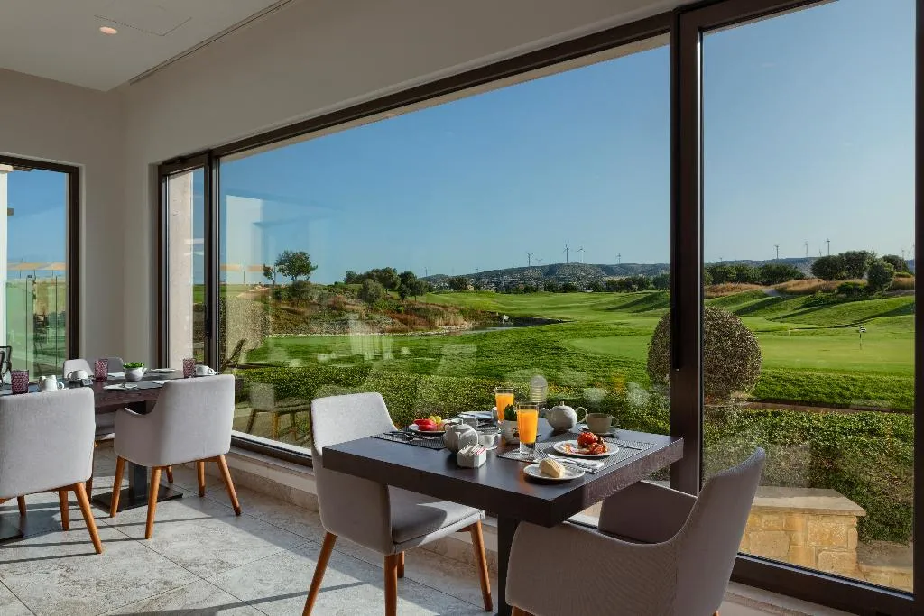 Restaurant, Aphrodite Hills Rentals Premium Serviced Apartment, Cyprus