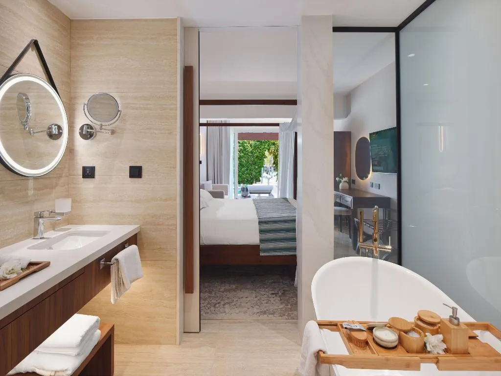 JUNIOR SUITE WITH PRIVATE POOL Room, Olympic lagoon Resorts, Paphos, Cyprus