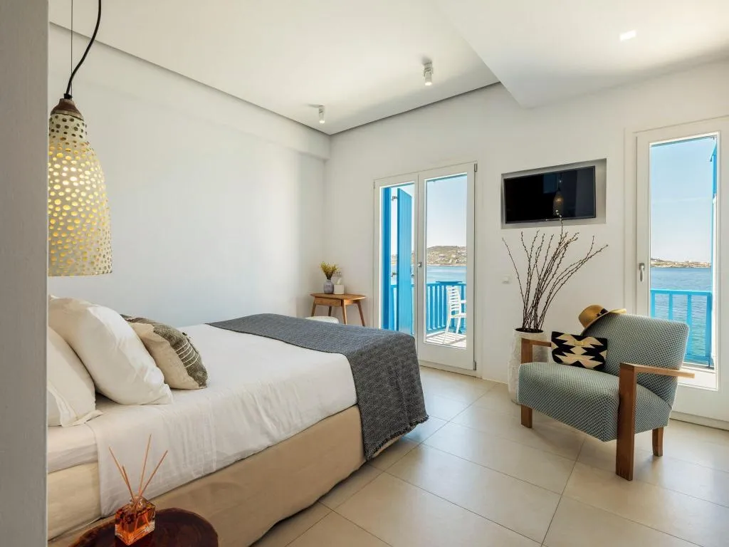Room, Bluetopia Suites, Mykonos