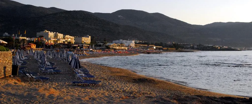 Beach, Mila malia studios hotel, Crete