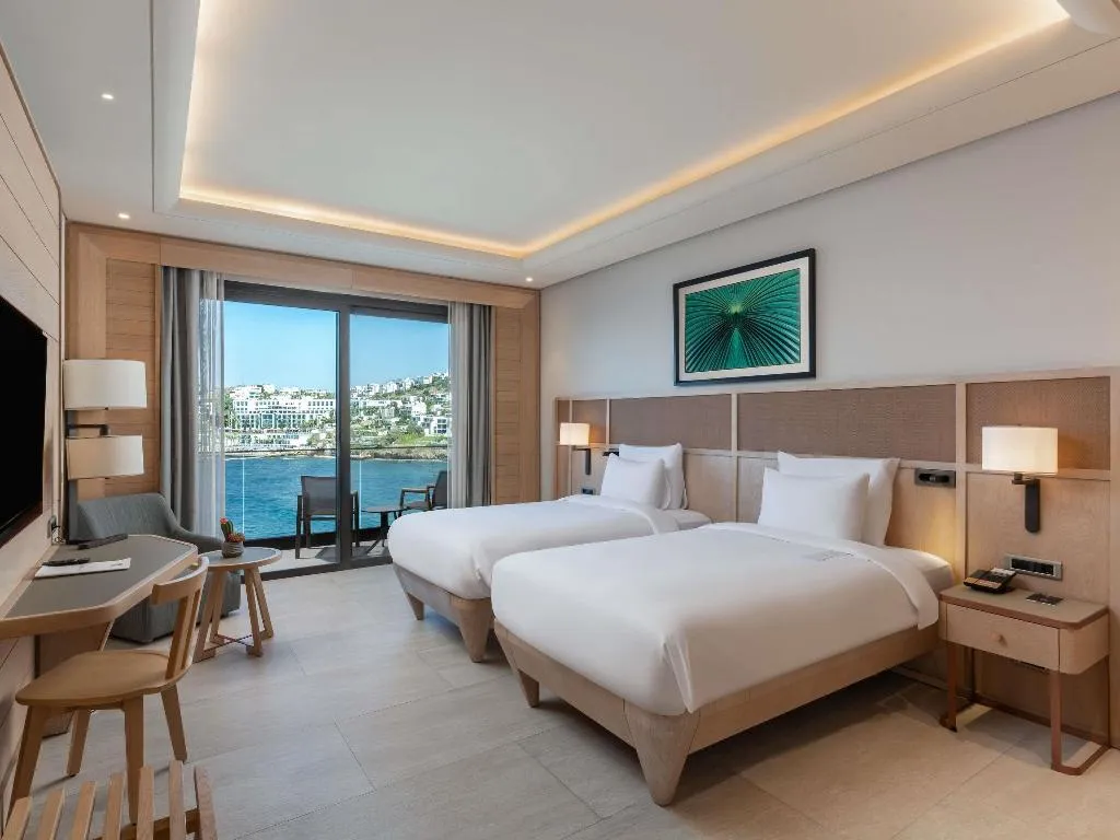 TWIN DELUXE SEA VIEW Room, The Bodrum Hotel Yalikavak - MGallery Collection, Bodrum