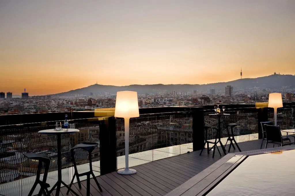 Terrace, Barcelo Raval, Barcelona
