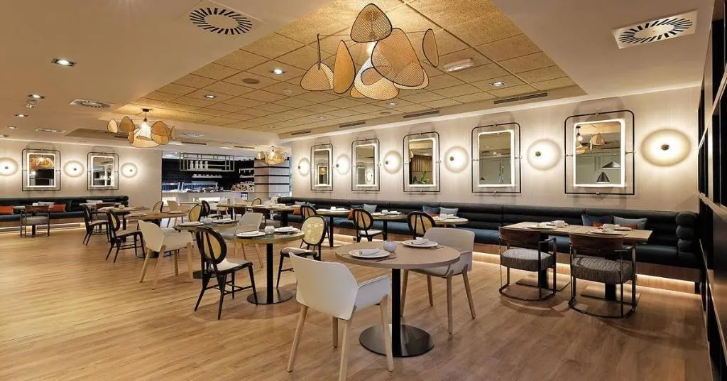 Restaurant, Melia Avenida America, Madrid